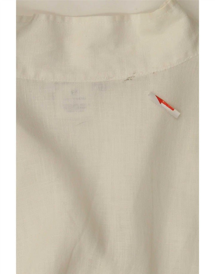 Naracamicie Womens Shirt Dress UK 12 Medium White