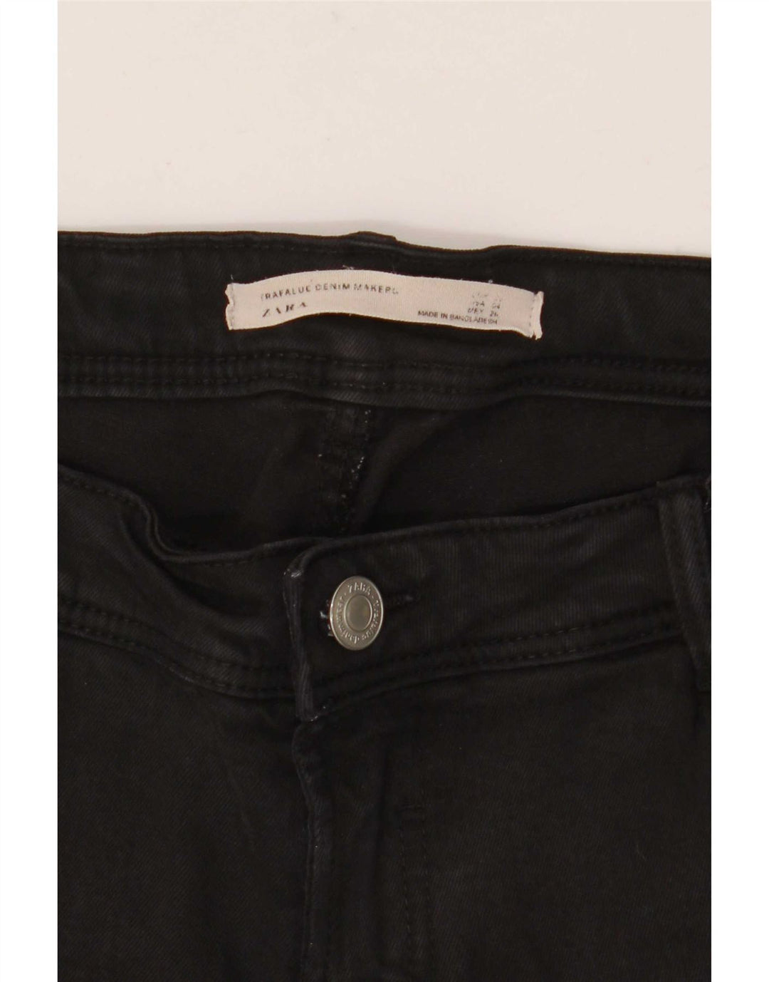 Zara Womens Trafaluc Slim Jeans W30 L28 Black