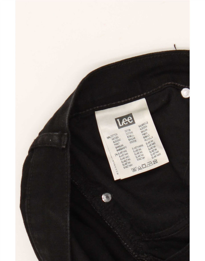 Lee Mens Brooklyn Straight Jeans W34 L32 Black Cotton