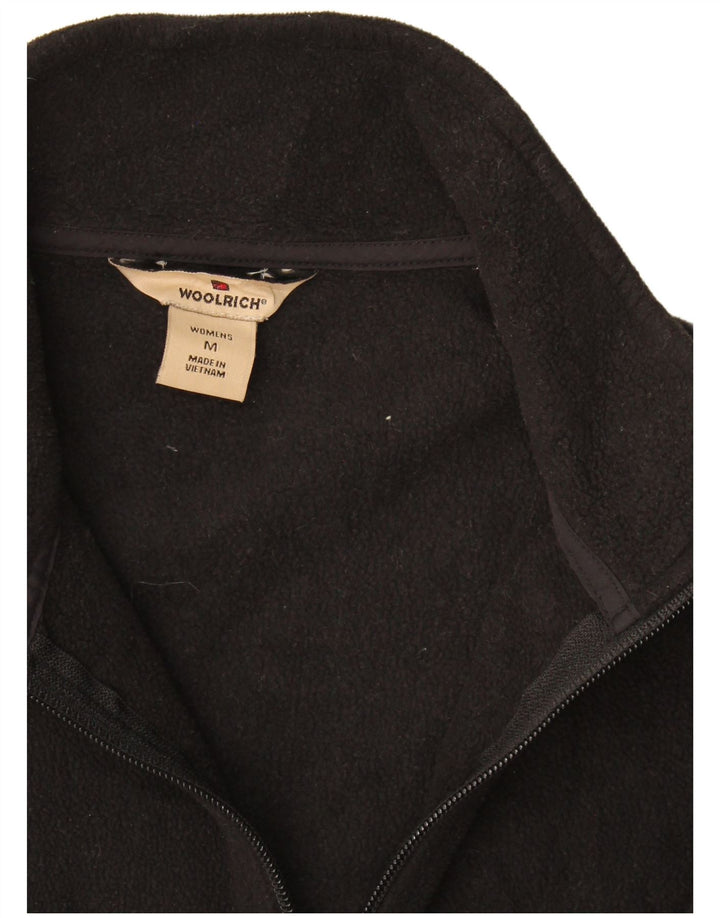 Woolrich Womens Fleece Gilet UK 14 Medium Black