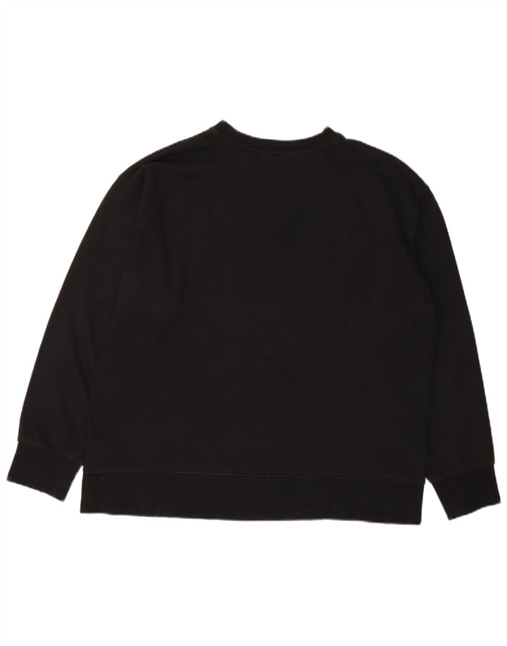 Dkny Mens Graphic Sweatshirt Jumper Medium Black Cotton