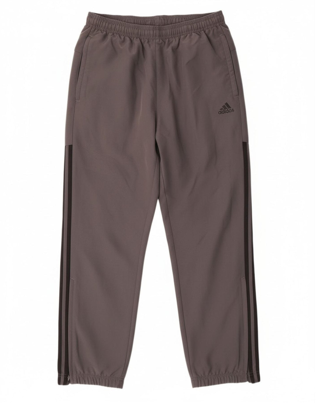 Adidas Mens Tracksuit Trousers Joggers Medium  Grey Polyester