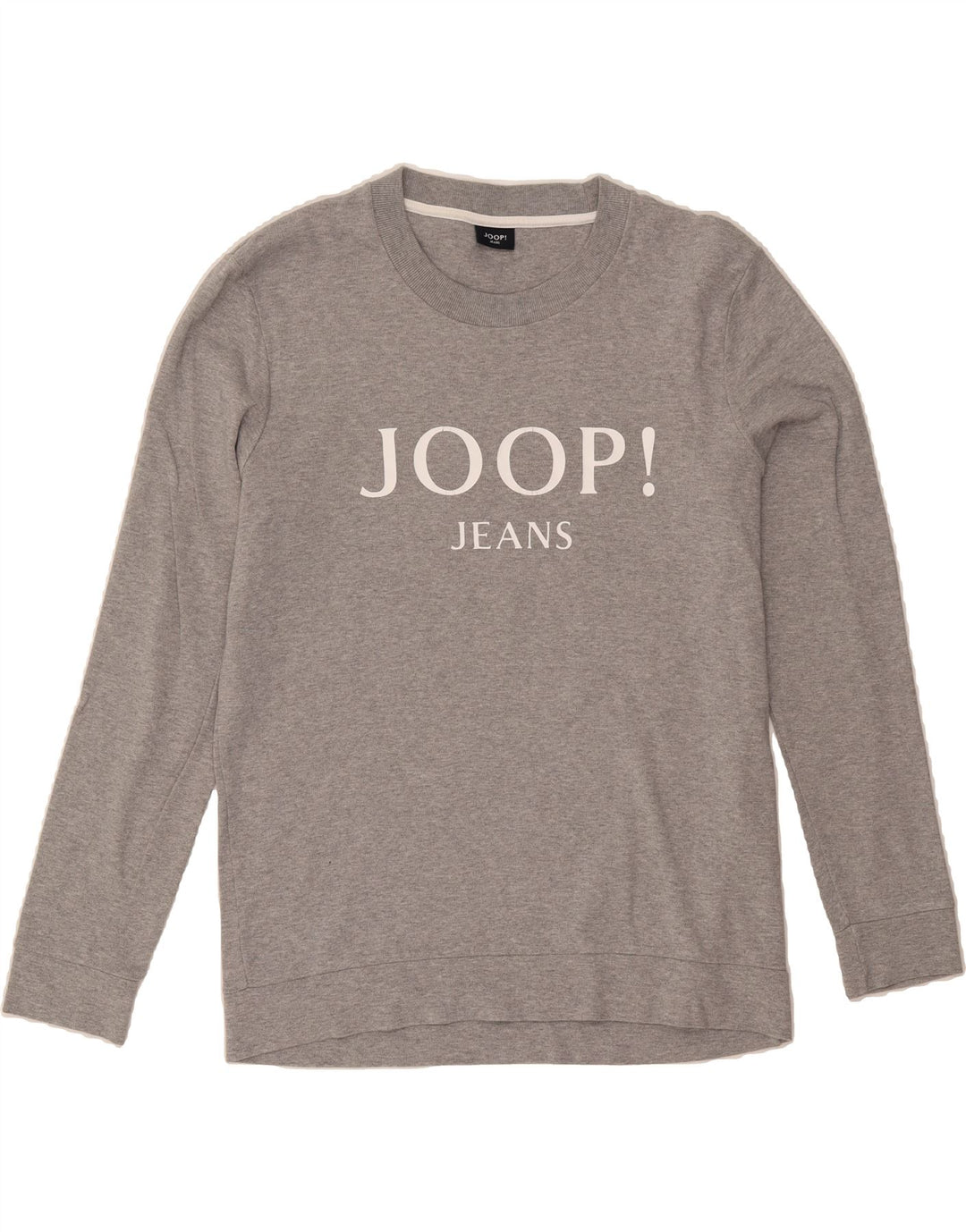 JOOP Mens Graphic Sweatshirt Jumper Large Grey Cotton Vintage Joop and Second-Hand Joop from Messina Hembry 