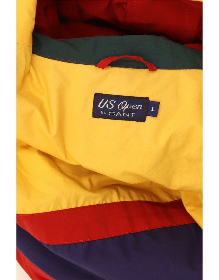 Gant Mens Windbreaker Jacket UK 40 Large Red Polyamide