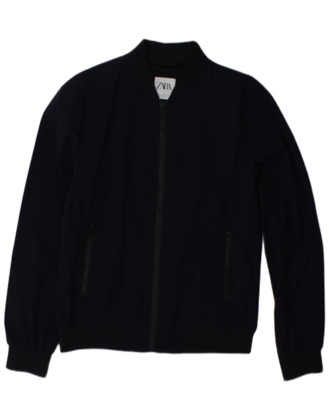 Zara Herren Bomberjacke UK 40 Large Marineblau