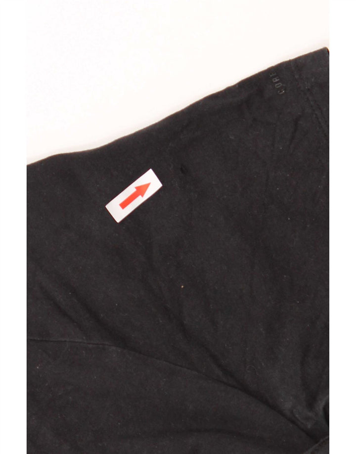 Jack & Jones Mens T-Shirt Top Medium Black Cotton