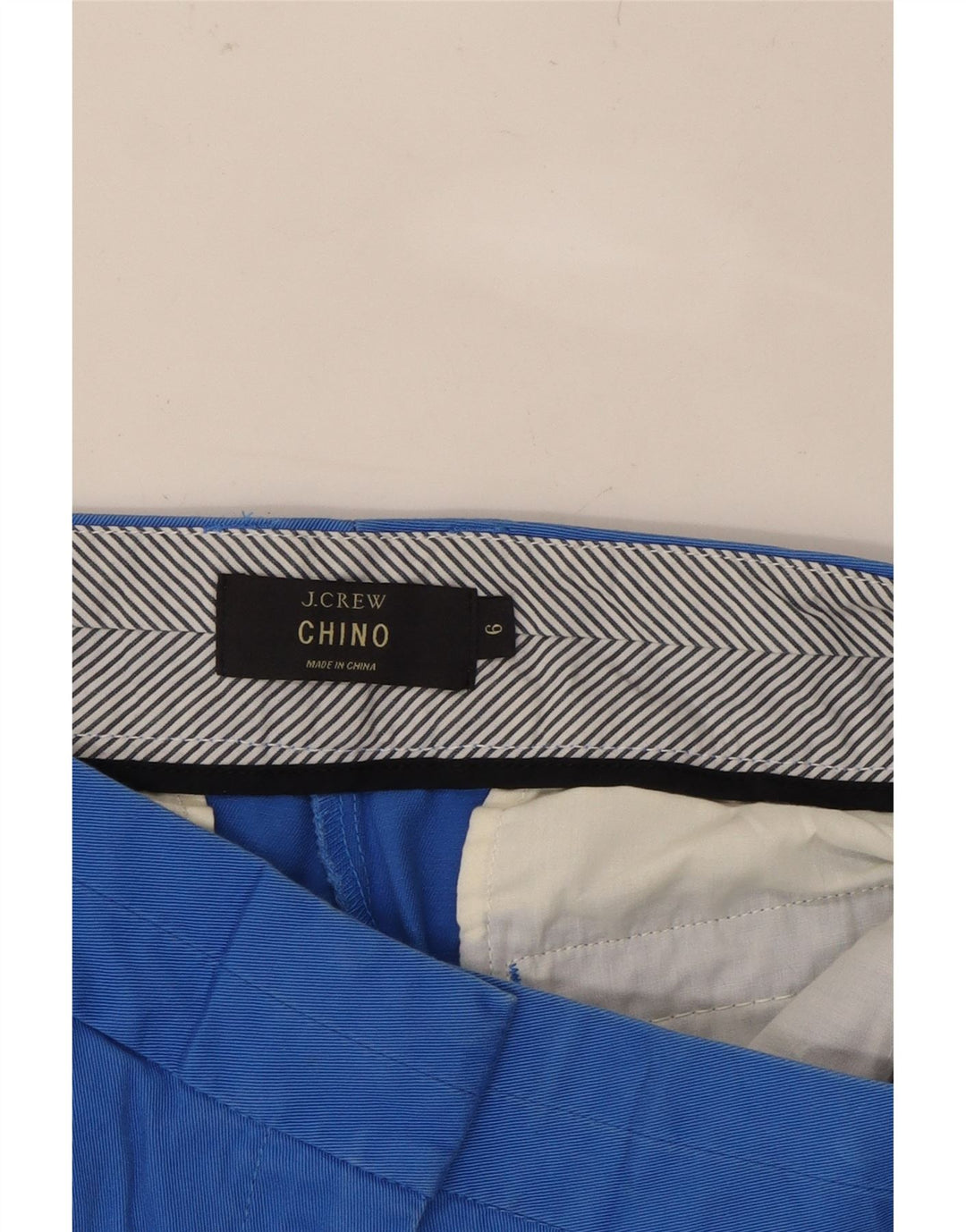 J. CREW Womens Chino Shorts US 6 Medium Blue Cotton Vintage J. Crew and Second-Hand J. Crew from Messina Hembry 