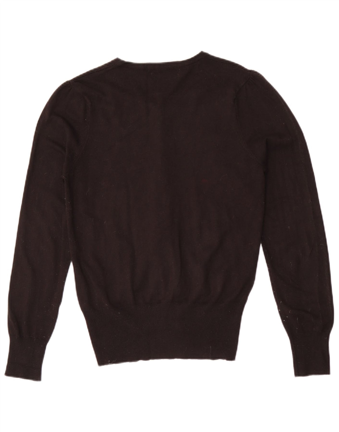 Marks & Spencer Pull Cardigan pour Femme UK 8 Petit Noir