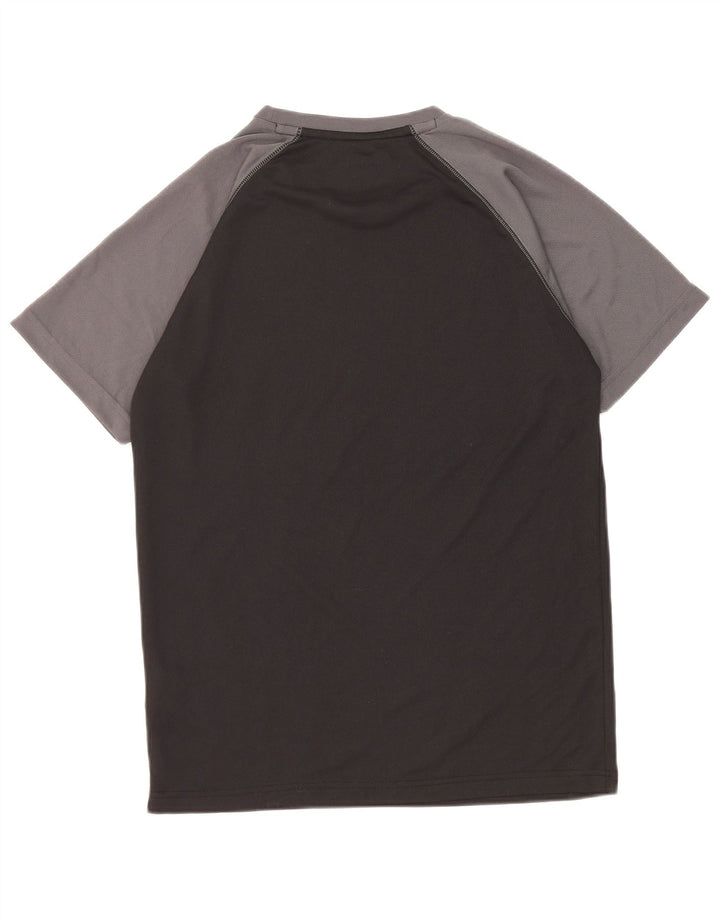 Mountain Warehouse Mens T-Shirt Top Medium Black Colourblock Polyester