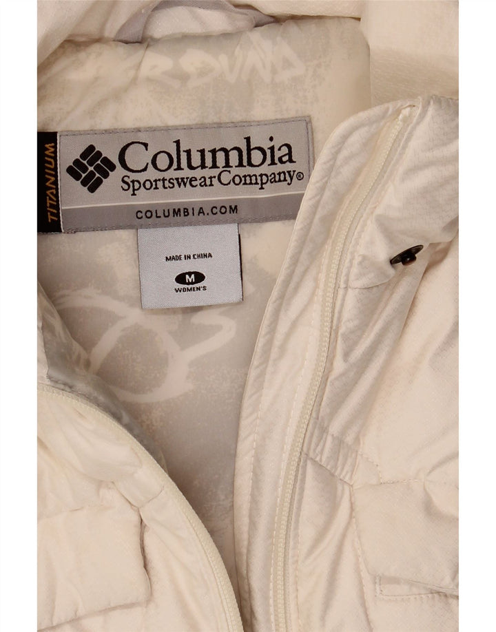 Columbia Womens Padded Gilet UK 12 Medium White