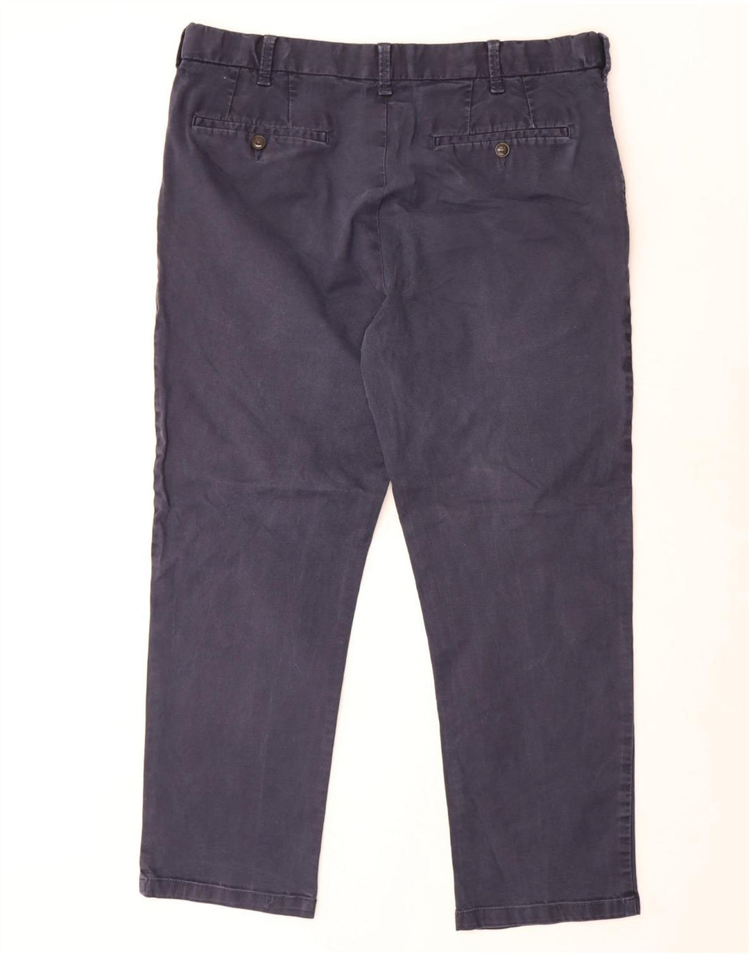 MARKS & SPENCER Herre Blue Harbor Chinobukser W38 L27 Marineblå