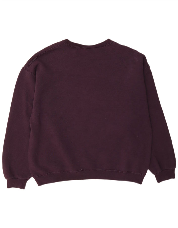 Russell Athletic Mens Dri-Power Sweatshirt Jumper Large Burgundy Polyester
