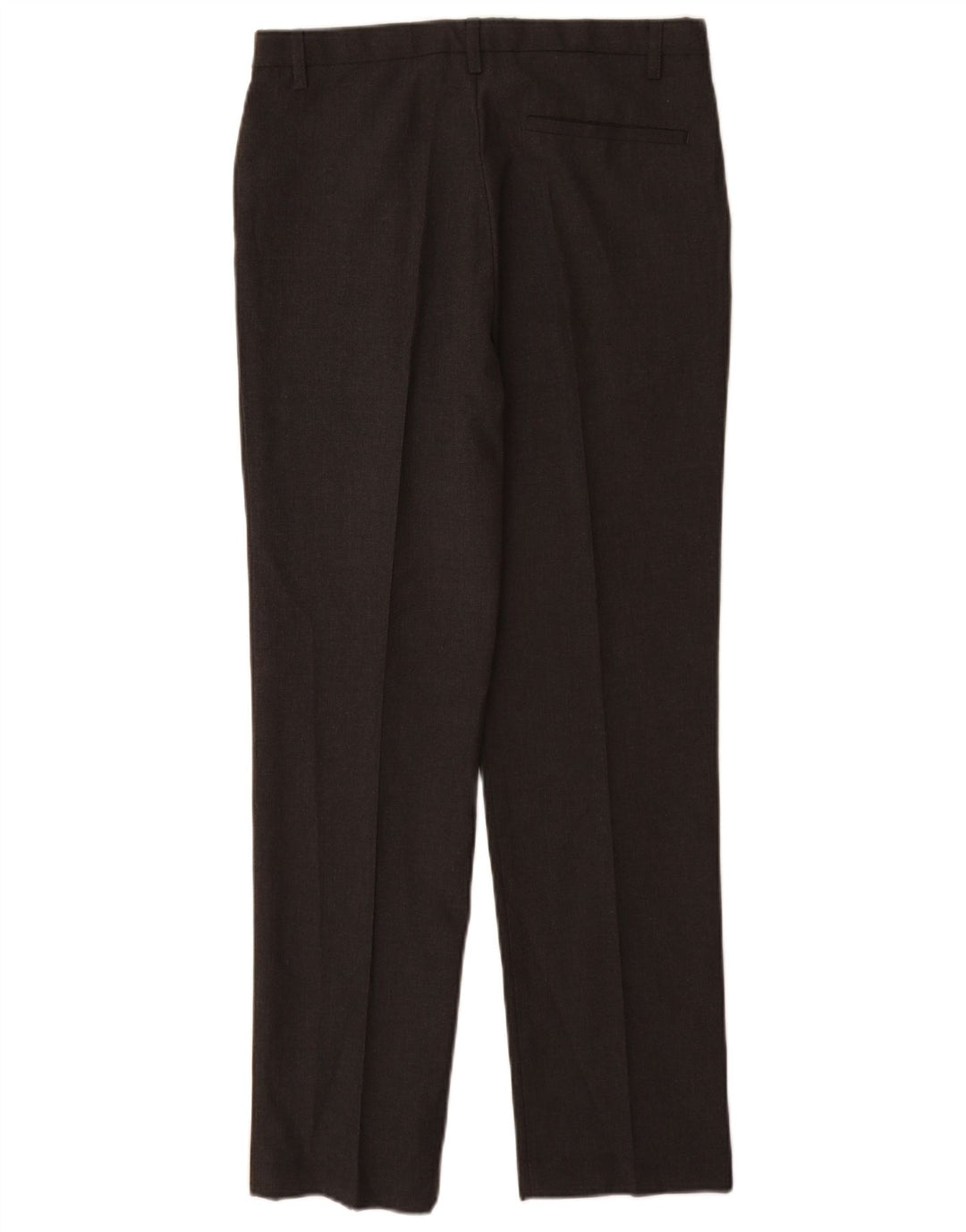 MARKS & SPENCER Boys Slim Suit Trousers 13-14 Years W28 L29 Grey Polyester