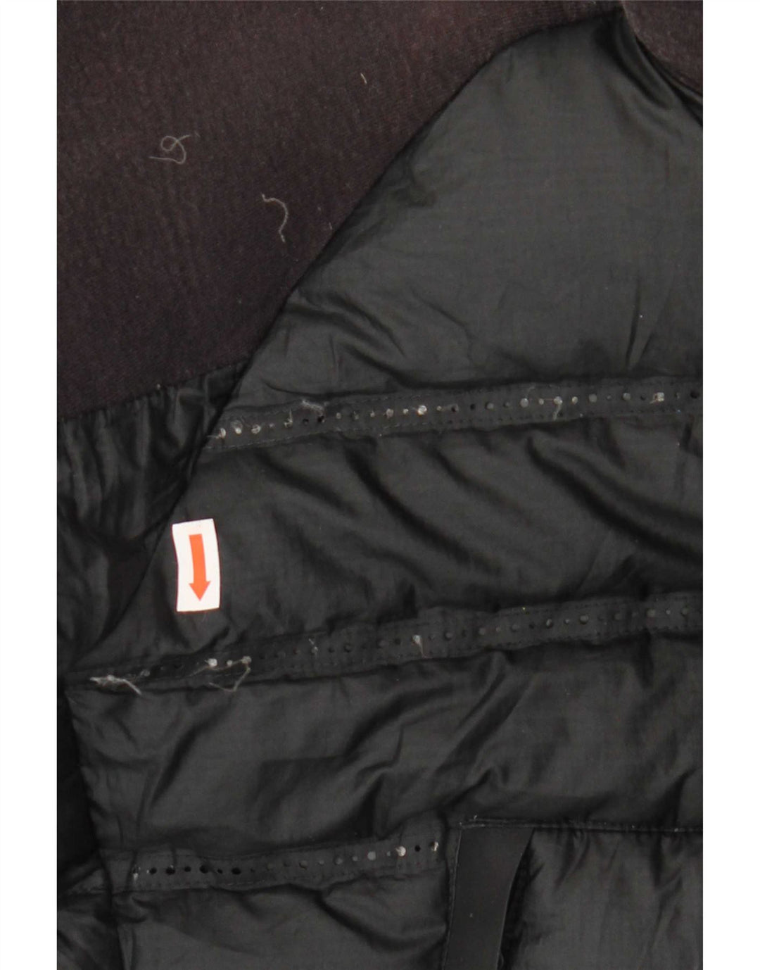 Nike Boys Hooded Padded Jacket 13-14 Years XL Black Colourblock Polyester