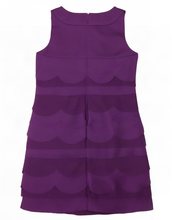 Vestido tubo sin mangas para mujer Coast UK 44 Grande Acetato de rayas moradas