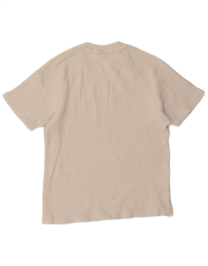 Zara Womens Oversized T-Shirt Top UK 10 Small White Cotton