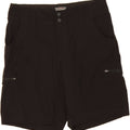 L.L.BEAN Womens Cargo Shorts US 10 Large W32 Black Nylon Vintage L.L.Bean and Second-Hand L.L.Bean from Messina Hembry 