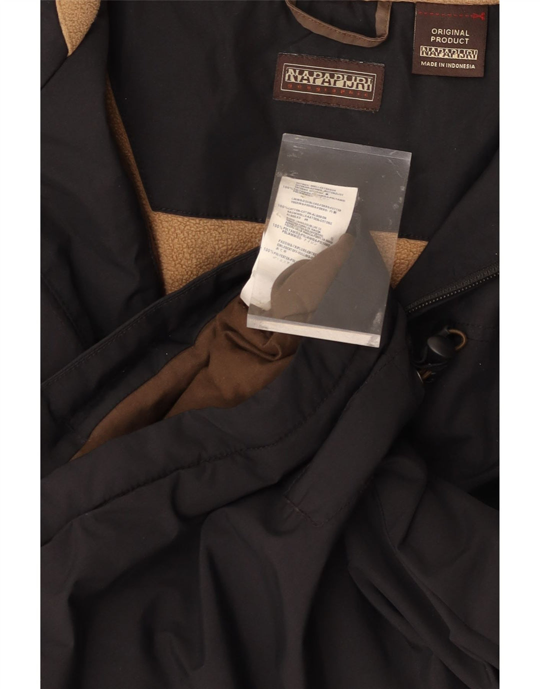 NAPAPIJRI Mens Windbreaker Jacket UK 42 XL Black Polyamide