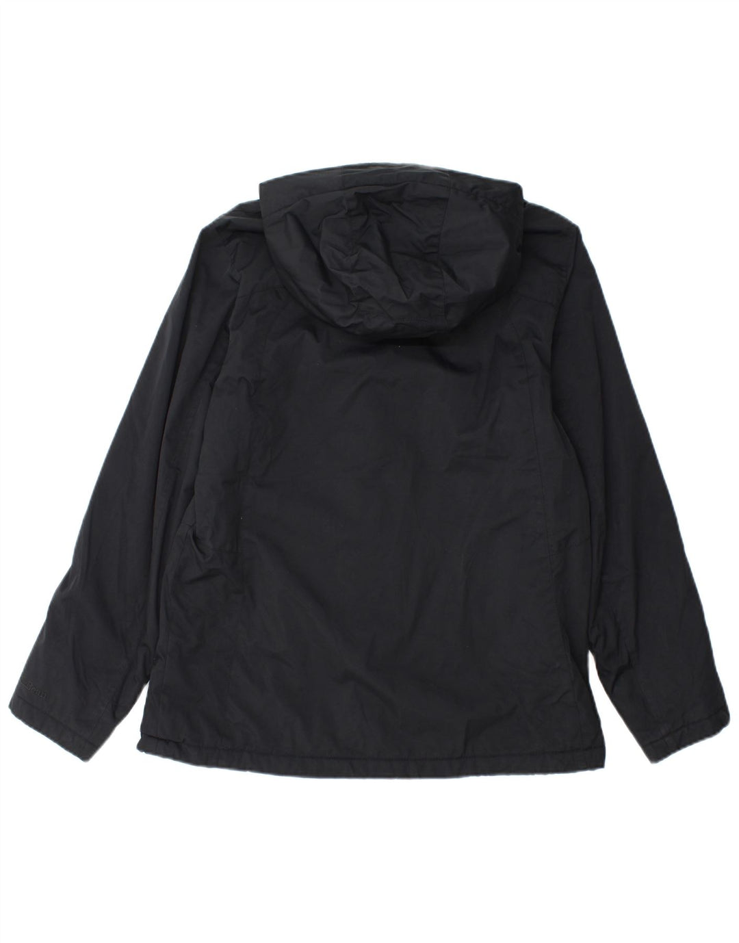 L.L.Bean Womens Windbreaker Jacket UK 14 Medium Navy Blue Nylon