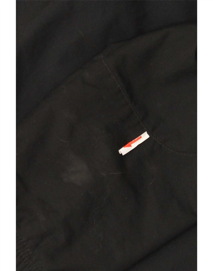Nike Mens Tracksuit Top Jacket UK 38/40 Medium Black Polyester