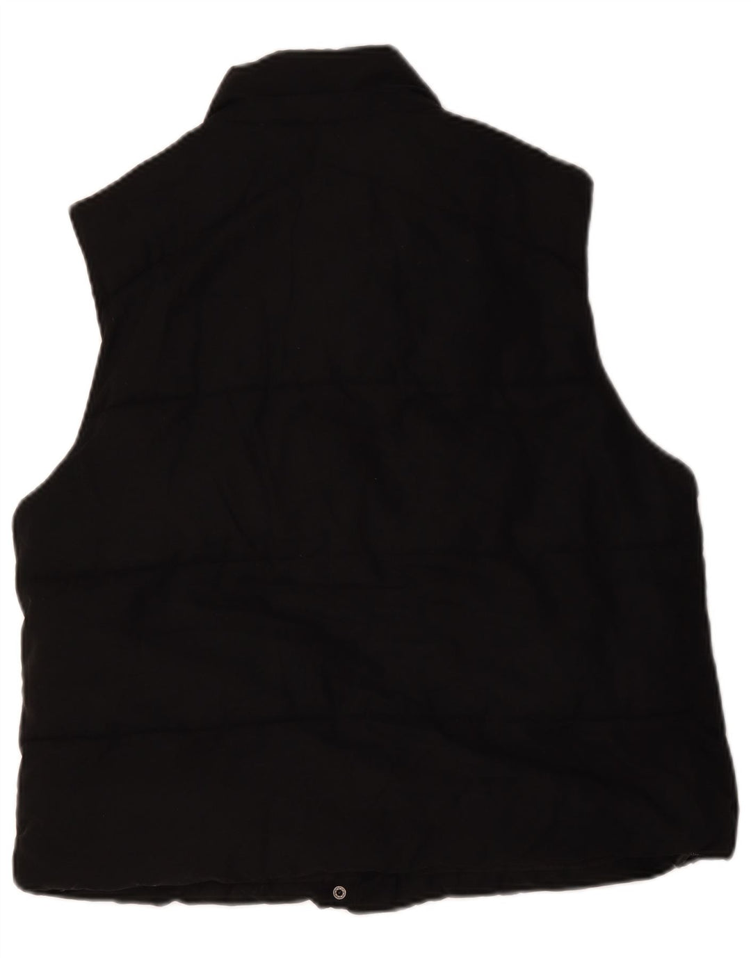 Jack Wills Womens Gilet UK 14 Large Black Cotton