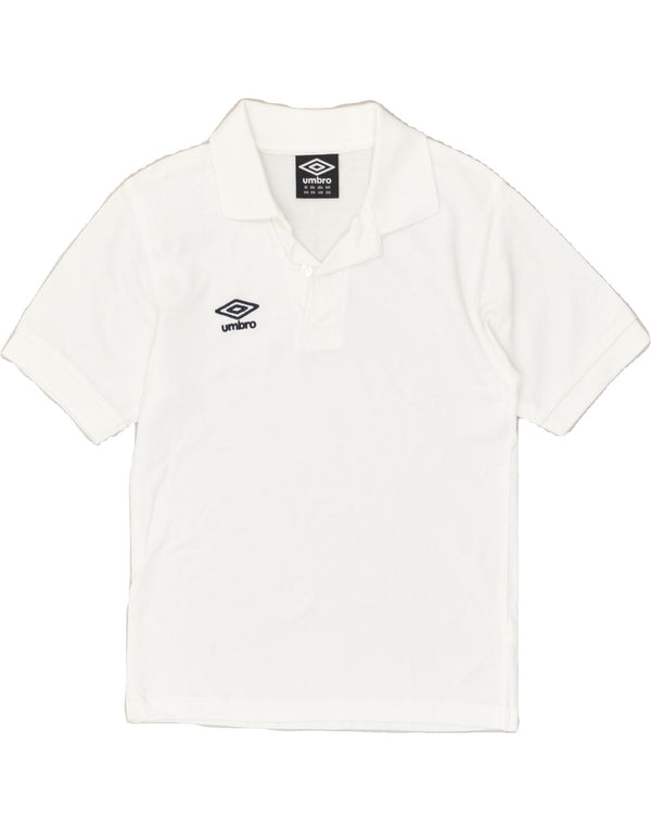 Мужская рубашка-поло UMBRO 2XS Белый хлопок