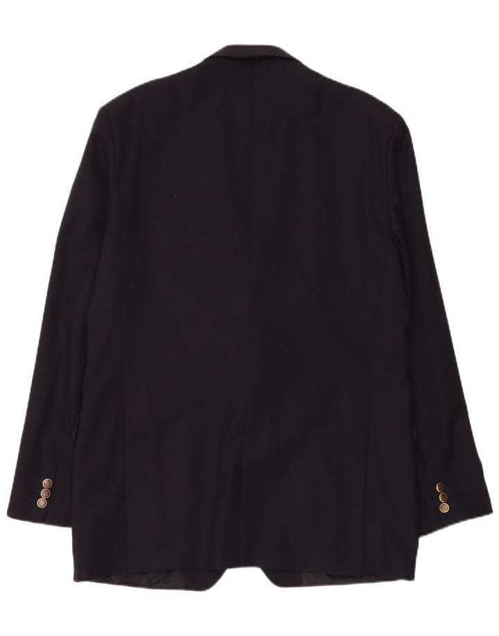 Magee Herre 2 Button Blazer Jacket UK 42 XL Navy Blue New Wool