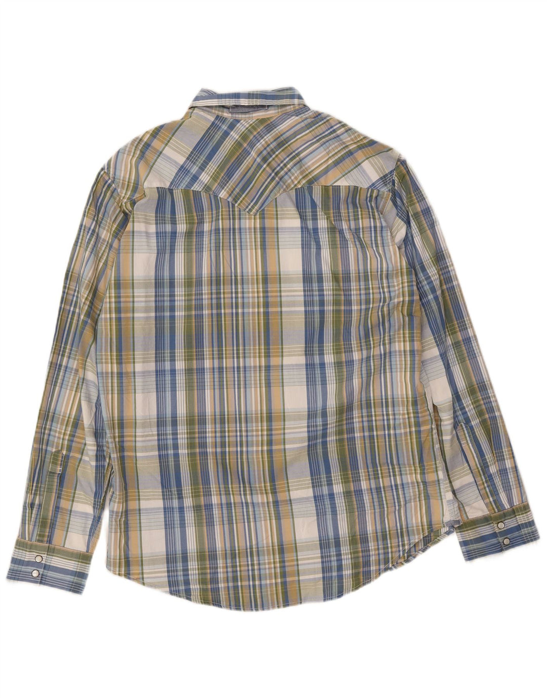 LEVI'S Mens Flannel Shirt XL Multicoloured Check Cotton