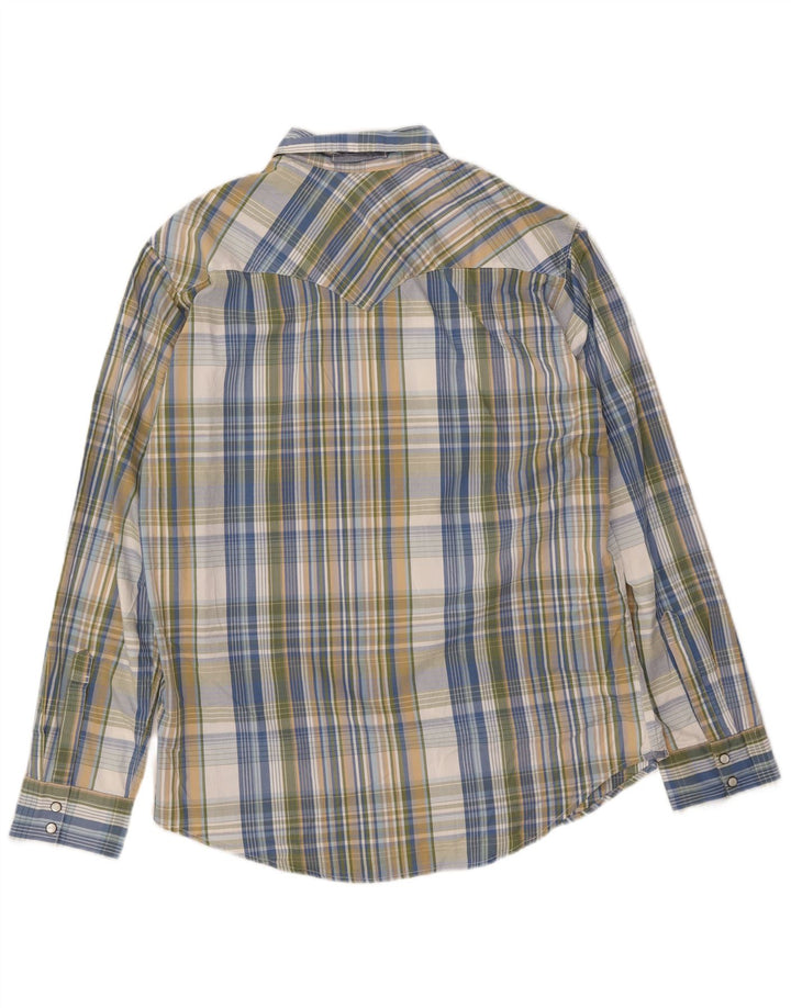 LEVI'S Mens Flannel Shirt XL Multicoloured Check Cotton