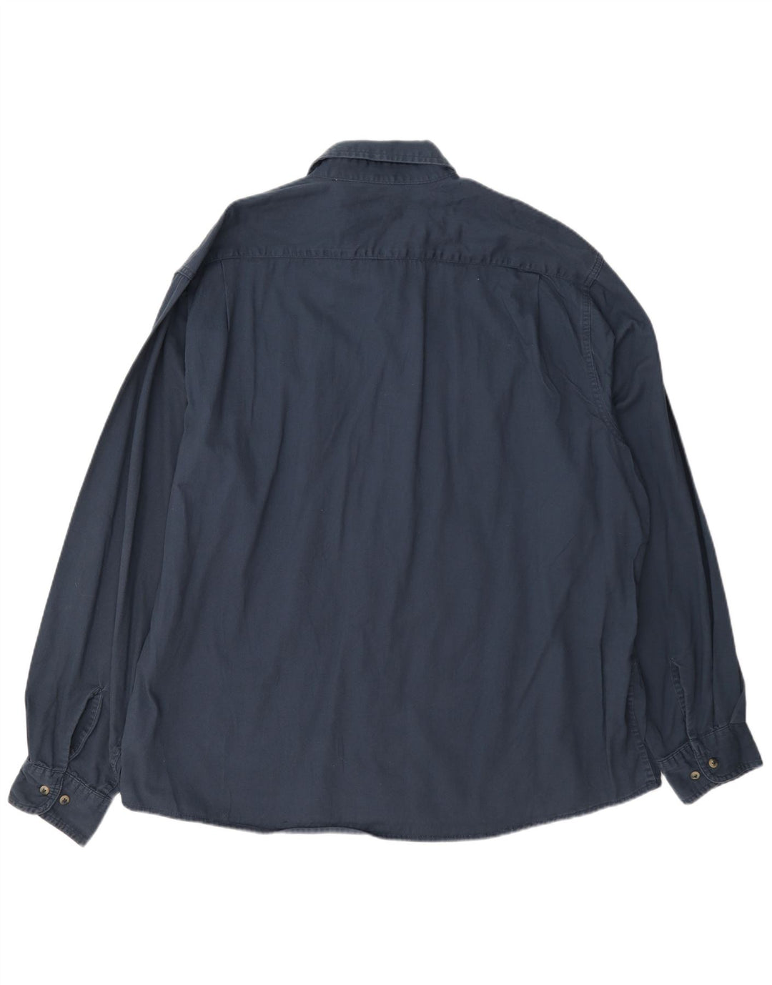 Wrangler Mens Shirt 2XL Navy Blue Cotton