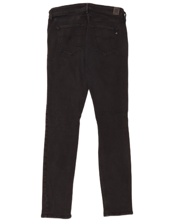 Replay Womens New Luz Skinny Jeans W31 L30 Sort