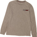 TOMMY HILFIGER Mens Top Long Sleeve Medium Grey Cotton Vintage Tommy Hilfiger and Second-Hand Tommy Hilfiger from Messina Hembry 