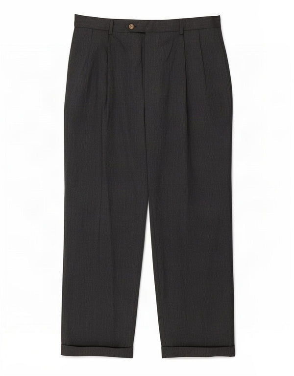 Tommy Hilfiger Mens Straight Suit Trousers W36 L30 Grey