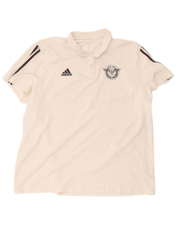 Adidas Herren ESV Penzberg Regular Fit Poloshirt 3XL Weiße Baumwolle