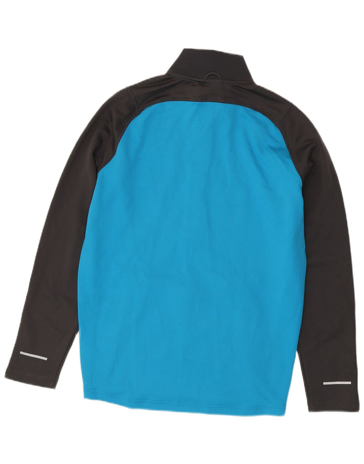 Top de trening pentru bărbați Canterbury, cu fermoar, cu gât, colorat, albastru