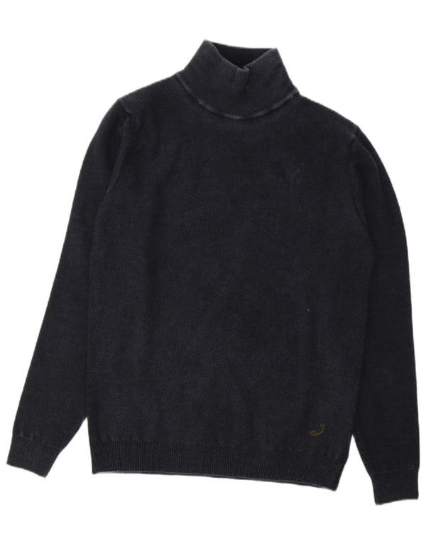 Jacob Cohen Herre Turtle Neck Jumper Sweater Medium Marineblå Uld