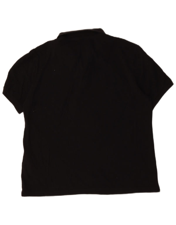 Massimo Dutti Herre Polo Shirt 2XL Sort Bomuld