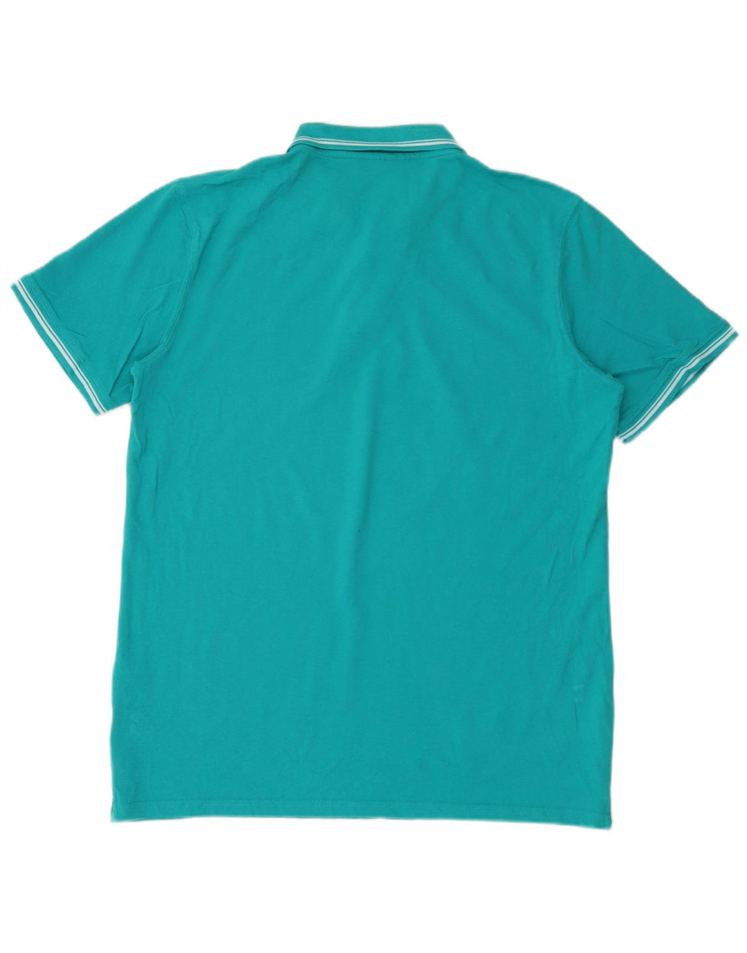 Carrera Mens Polo Shirt 2XL Turquoise Cotton