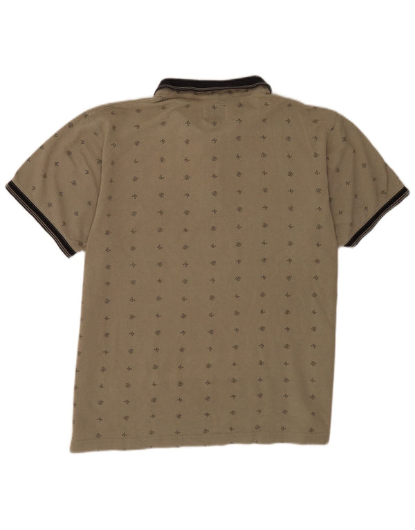 Camisa polo Wrangler masculina de rugby XL algodão cáqui