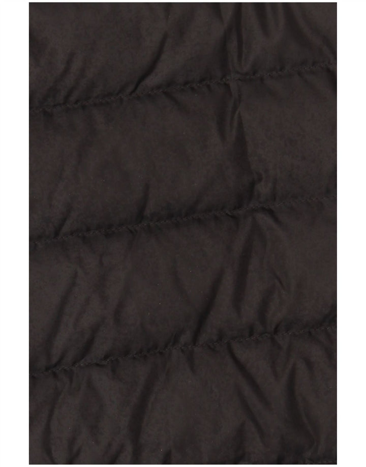 Tommy Hilfiger Womens Hooded Padded Coat UK 10 Small Black Polyester