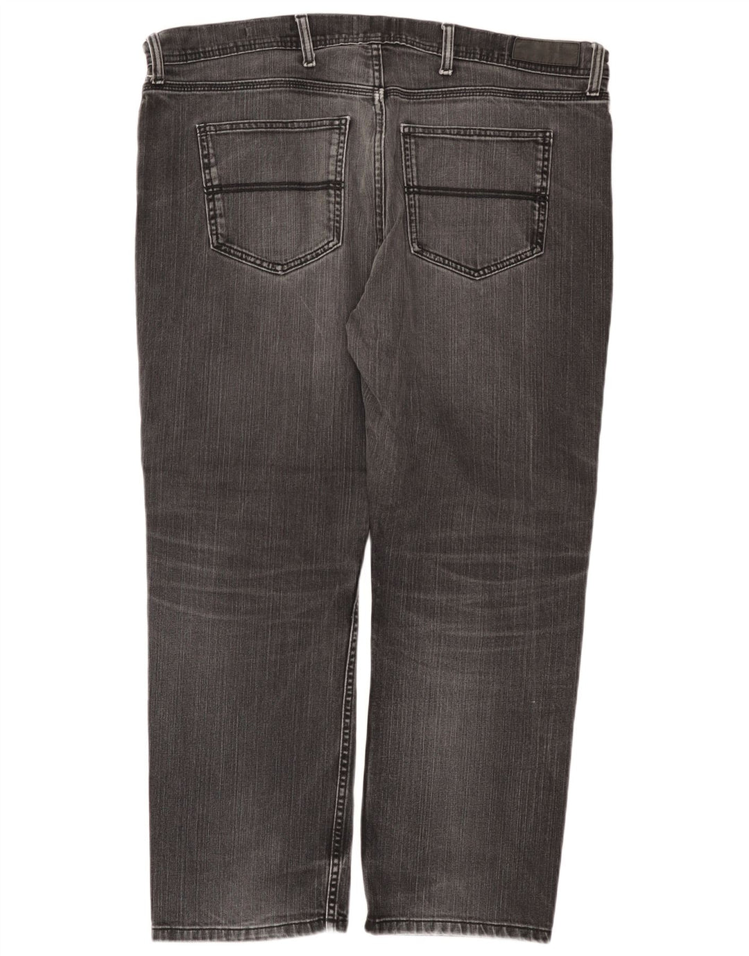 Jeans dritti regolari da uomo Marks & Spencer W40 L29 cotone nero