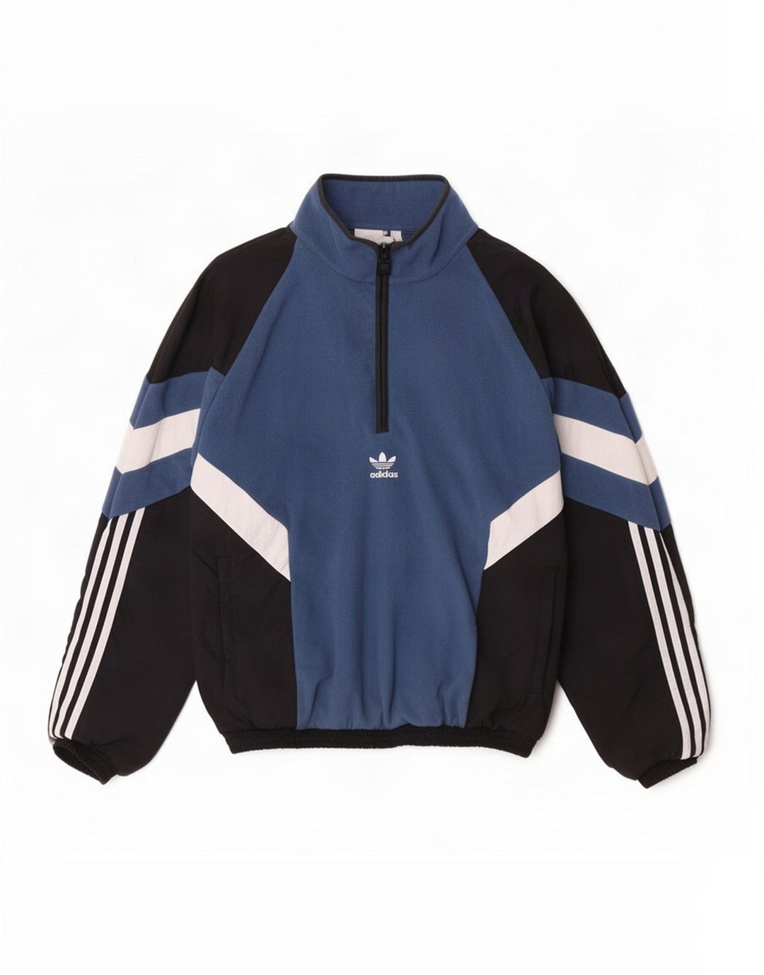 Ανδρική φόρμα πουλόβερ Adidas Top Jacket Small Blue Colourblock Polyester