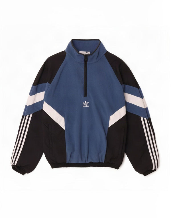 Ανδρική φόρμα πουλόβερ Adidas Top Jacket Small Blue Colourblock Polyester