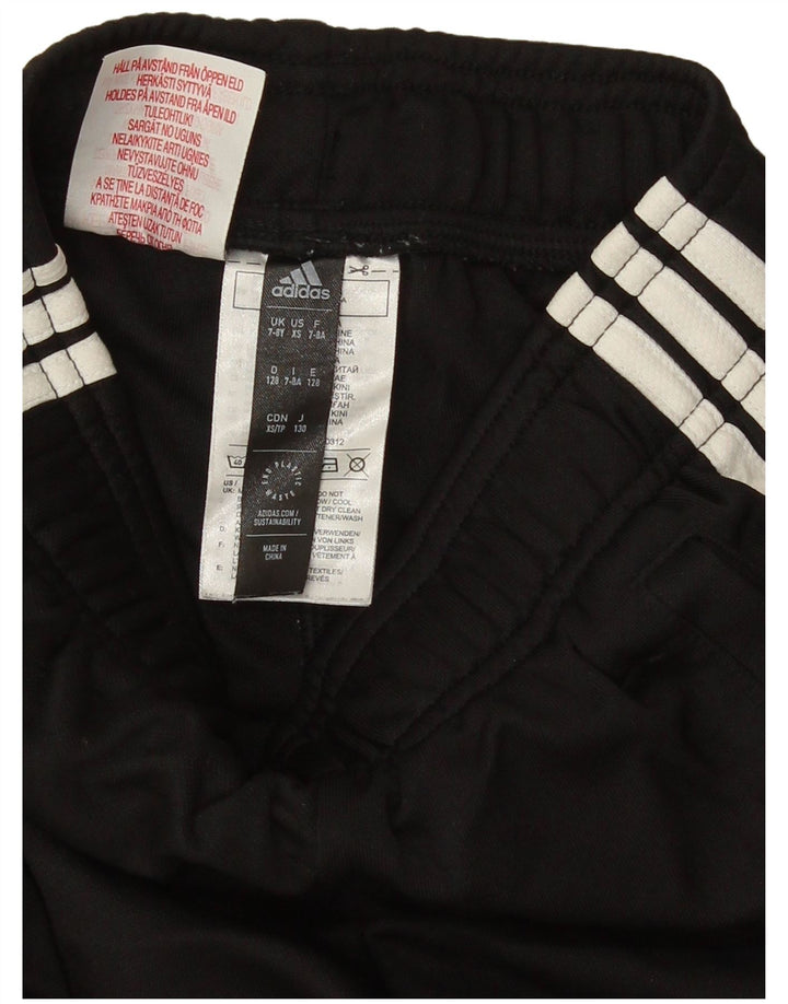 Adidas Sportshorts für Jungen, 7–8 Jahre, schwarzes Polyester