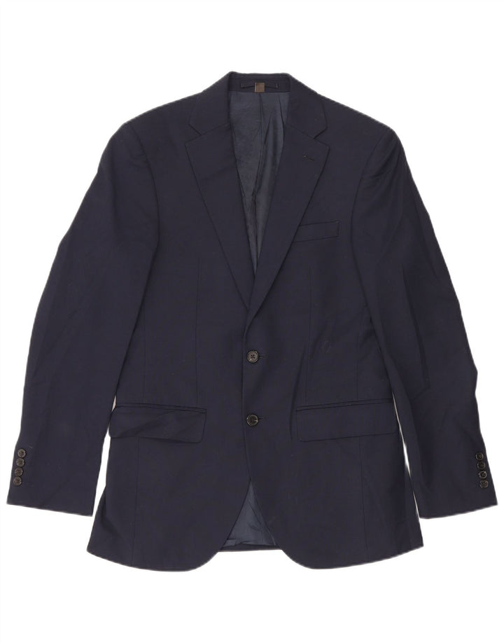 Marks & Spencer Mens Regular Fit Blazer Jacket UK 36 Small Navy Blue