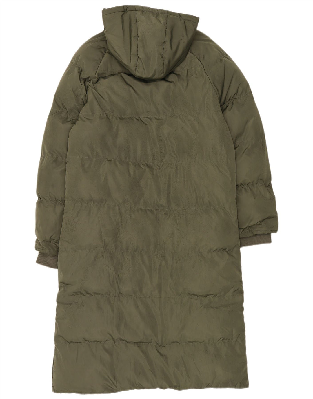 Cappotto imbottito oversize con cappuccio da donna Bench UK 16 grande poliestere kaki