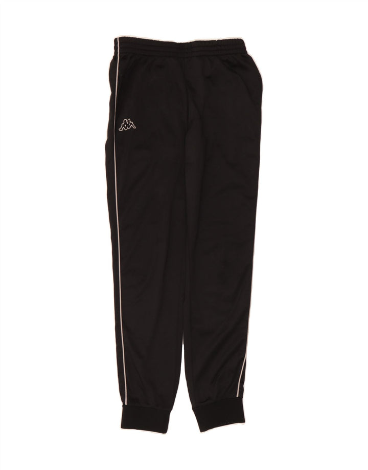 KAPPA Womens Tracksuit Trousers Joggers UK 12 Medium Black Vintage Kappa and Second-Hand Kappa from Messina Hembry 