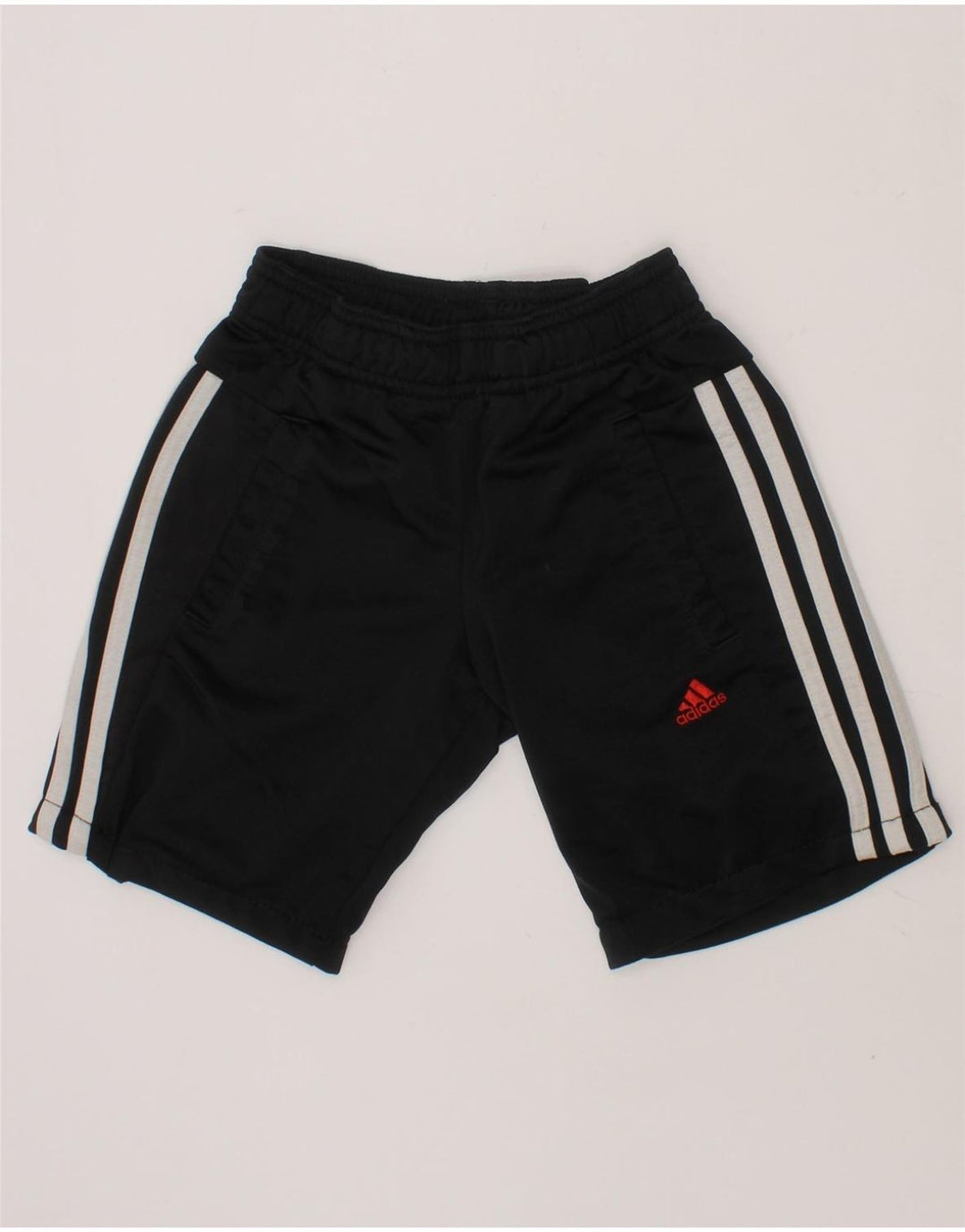 ADIDAS Boys Sport Shorts 7-8 Years  Black Vintage Adidas and Second-Hand Adidas from Messina Hembry 