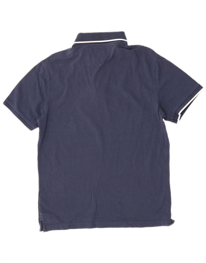 Tommy Hilfiger Mens Golf Polo Shirt Medium Navy Blue Cotton