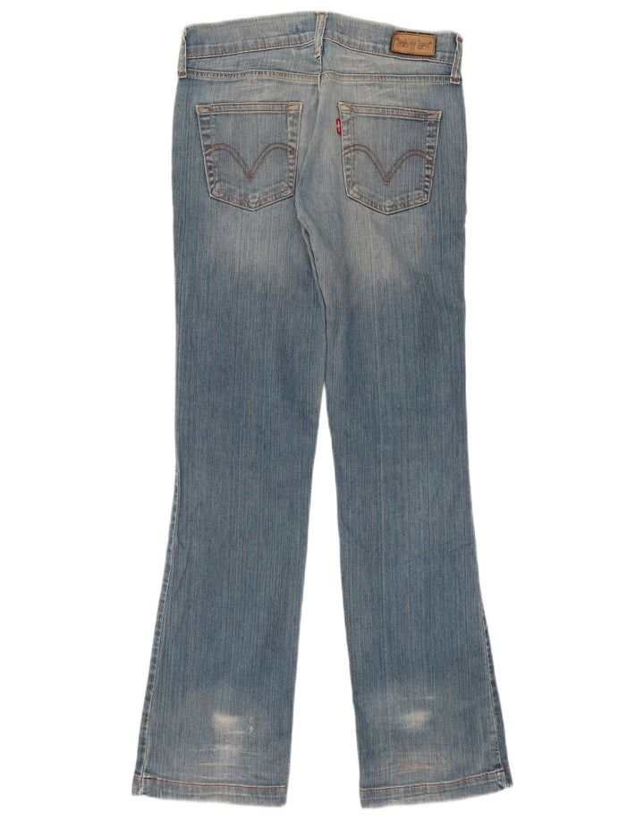 Levi's Dame Eve Straight Jeans W31 L34 Blå Bomuld
